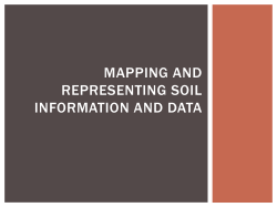 Geographic Information Systems Data sets identify soils with similar