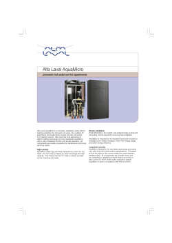 Alfa Laval AquaMicro
