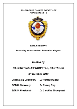 south east thames society of anaesthetists