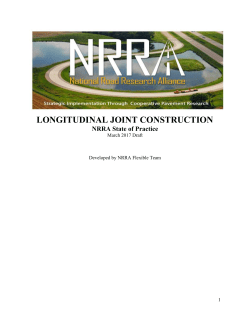1.1 What is a longitudinal Joint?