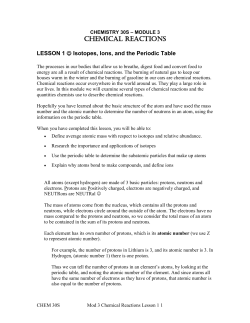 Module 3 Lesson 1