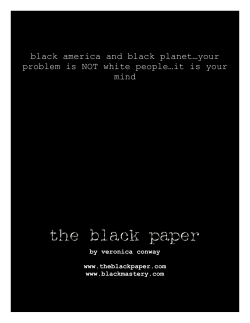 black america and black planet…your problem is