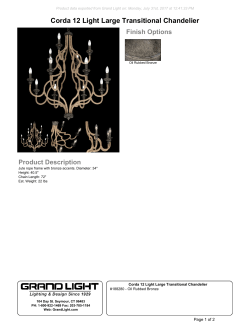 Corda 12 Light Large Transitional Chandelier