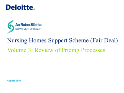 Nursing Homes Support Scheme (Fair Deal)