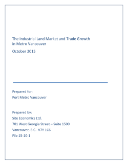 The Industrial Land Market and Trade Growth in