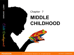 middle childhood