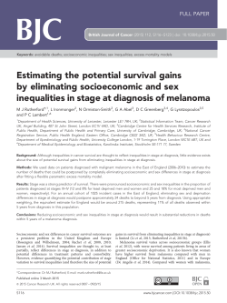 Estimating the potential survival gains by eliminating socioeconomic