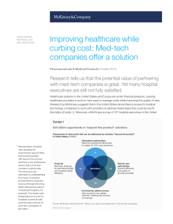 Improving healthcare while curbing cost: Med
