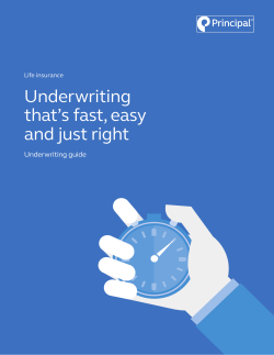 Underwriting Guide - Principal Financial Group