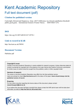 Efficiency in a forced contribution threshold public good game