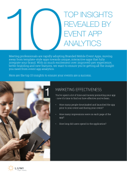 10top insights revealed by event app analytics