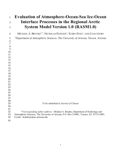 Abstract - UA Atmospheric Sciences