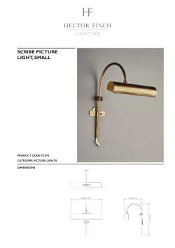 scribe picture light, small