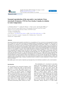 Seasonal reproduction of the non-native vase