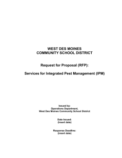 IPM RFP generic template