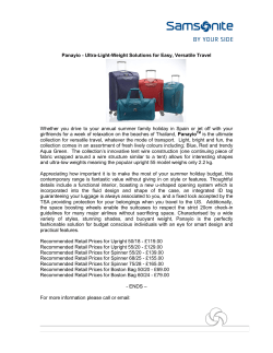 Panayio - Ultra-Light-Weight Solutions for Easy, Versatile Travel