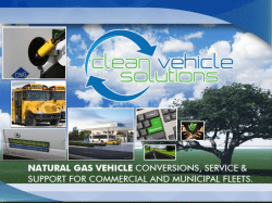 Availability of Many New CNG Vehicle Types