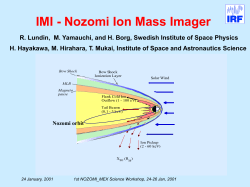 Ion Mass Imager, IMI, on Nozomi