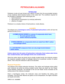 Alkanes