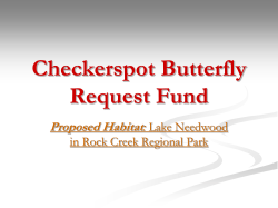 Checkerspot Butterfly Request Fund