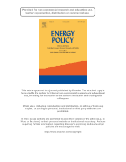 Modelling transport (energy) demand and policies &mdash; An introduction