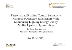 Personalized Shading Control Strategy to Maximize Occupant