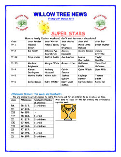 nutgrove news - Willow Tree Primary School