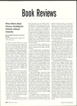 When Others Must Choose: Deciding for Patients without Capacity