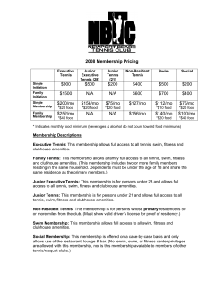2008 Membership Pricing $900 $500 $200 $400 $500 $200 $1500