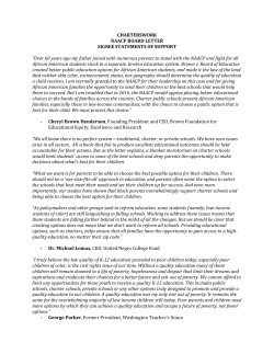 CHARTERSWORK NAACP BOARD LETTER SIGNEE