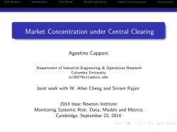 Market Concentration under Central Clearing