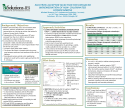 Electron Acceptor Selection for Enhanced - Solutions-IES