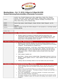 Student Success Assessment Committee (SSAC)