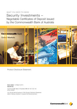 Security Investments