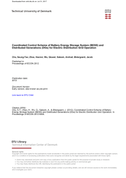 Coordinated Control Scheme of Battery Energy Storage