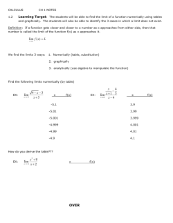 CH 1 NOTES