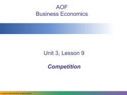 Unit 3, Lesson 9 Competition