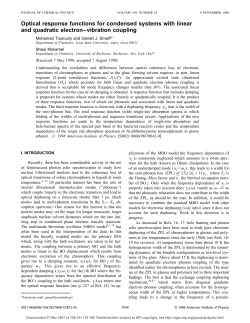 Optical response functions for condensed systems