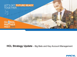 KP -Corporate Client Partner Strategic Plan