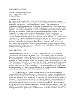 Bainbridge - Harvard University Department of Physics