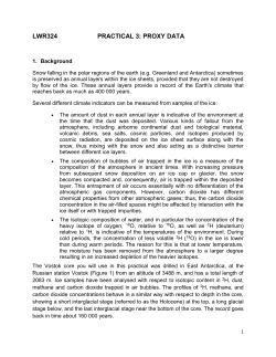 lwr324 practical 3: proxy data