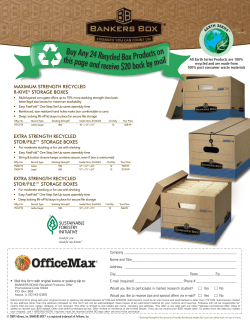 Buy Any 24 Recycled BoxProducts on this page and receive $20