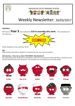 School Newsletter - Magdalen Gates Primary School