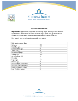 PDF Nutritional Information