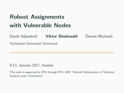 Robust Assignments with Vulnerable Nodes