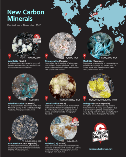 8 new carbon - Carbon Mineral Challenge
