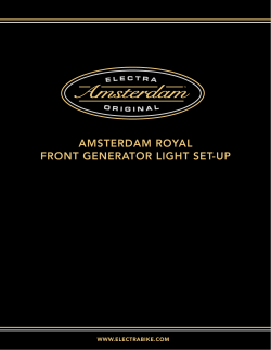 amsterdam royal front generator light set-up