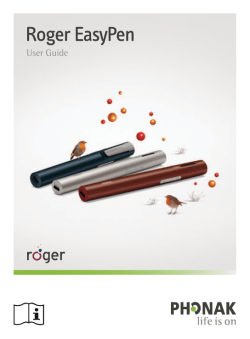 Roger Easy Pen User Guide