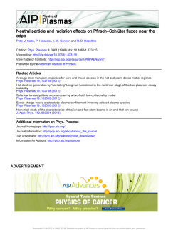 Neutral particle and radiation effects on Pfirsch&ndash;Schl&uuml;ter fluxes near