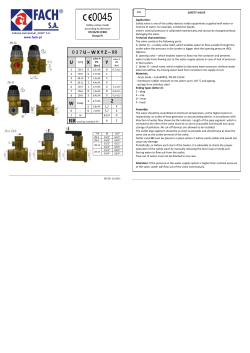 0045 Safety valves made according to directive 97/23/EC (PED